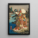Rouge - Utagawa Kunisada Toyokuni III — quadro incorniciato alla parete