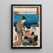 Shinagawa - Utagawa Kunisada Toyokuni III — quadro incorniciato alla parete