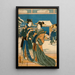 Neige - Utagawa Kunisada Toyokuni III — quadro incorniciato alla parete