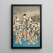Célébration d'été à Edo - Utagawa Kunisada Toyokuni III — quadro incorniciato alla parete