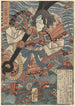 Taira no Tomomori et l'ancre - Utagawa Kunisada Toyokuni III — vista dell’opera