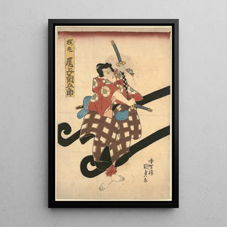 Utagawa Kunisada Toyokuni III - The Actor Ichikawa Danjr in the Role of Matsumaru.webp