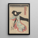 Attore Iwai Hanshirō nel ruolo di Oito - Utagawa Kunisada Toyokuni III — quadro incorniciato alla parete