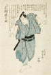Attore Mimasu Gennosuke nel ruolo di Genshichi il venditore di tabacco - Utagawa Kunisada Toyokuni III — vista dell’opera