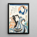 Attore Nakamura Fukusuke I in Hanaregoma no Chūkichi nella pièce Futatsu chōchō kuruwa nikki - Utagawa Kunisada Toyokuni III — quadro incorniciato alla parete