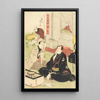 Utagawa Kunisada Toyokuni III - The Actors Sawamura Sjur and Arashi Shincha.webp