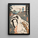 Restaurant Futabatei, attore Ichikawa Shinsha I in Aoi no mae - Utagawa Kunisada Toyokuni III — quadro incorniciato alla parete