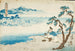 Il poeta Hitomaro sulla riva della baia di Akashi - Utagawa Kunisada Toyokuni III — vista dell’opera