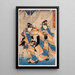 Le septième mois - Utagawa Kunisada Toyokuni III — quadro incorniciato alla parete