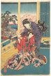 Fleur d'Akashi Akashi no hana - Utagawa Kuniteru — vista dell’opera