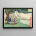 Acte Huit Voyage - Utagawa Kuniyoshi — quadro incorniciato alla parete