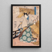 Éclaircie après une tempête per Takechi - Utagawa Kuniyoshi — quadro incorniciato alla parete