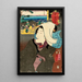 Ormeaux secchi di Hki - Utagawa Kuniyoshi — quadro incorniciato alla parete