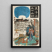 Goyu La hutte de chaume de Yamamoto Kansuke - Utagawa Kuniyoshi — quadro incorniciato alla parete