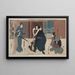 Igami no gonta gonta nyb kosen shme Kokingo - Utagawa Kuniyoshi — quadro incorniciato alla parete