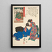 Provincia di Mikawa Jrurihime - Utagawa Kuniyoshi — quadro incorniciato alla parete