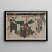Nagoya Sanzaburô Fuwa Banzaemon Katsuragi - Utagawa Kuniyoshi — quadro incorniciato alla parete