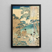 Poème di Kanke Sugawara no Michizane - Utagawa Kuniyoshi — quadro incorniciato alla parete