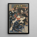 Rri hakuch chjun - Utagawa Kuniyoshi — quadro incorniciato alla parete