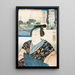 La sillaba i Attore nel ruolo di Fujiya Izaemon - Utagawa Kuniyoshi — quadro incorniciato alla parete