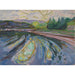 Riproduzione del dipinto Onde contro la riva - Edvard Munch