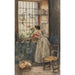 Riproduzione del dipinto Valencienne à la grille - Joaquín Sorolla