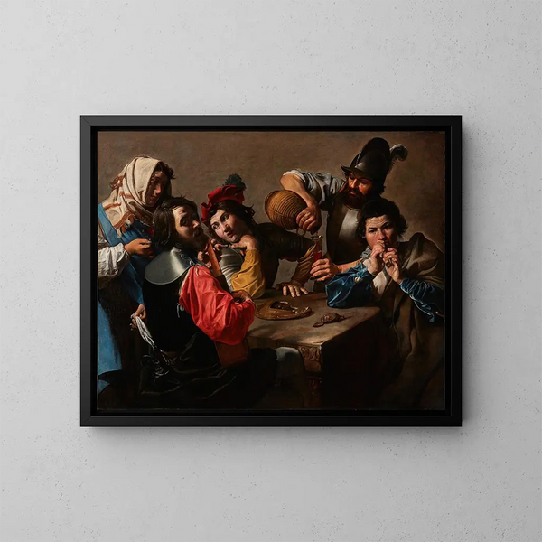 Le Concert - Valentin de Boulogne — quadro incorniciato alla parete