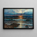 Tramonto sulla riva - Vartan Makhokhian — quadro incorniciato alla parete
