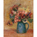 Riproduzione del dipinto Vaso di fiori - Pierre-Auguste Renoir