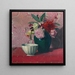 Vaso verde e ciotola bianca - Flix Vallotton — quadro incorniciato alla parete