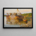 Barge sur la rivière Oka - Vasily Dmitrievich Polenov — quadro incorniciato alla parete