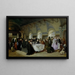 refettorio monastico - Vasily Perov — quadro incorniciato alla parete