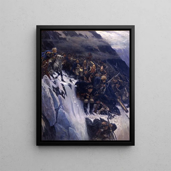 Vasily Surikov - Suvorov Crossing The Alps In 1799.webp