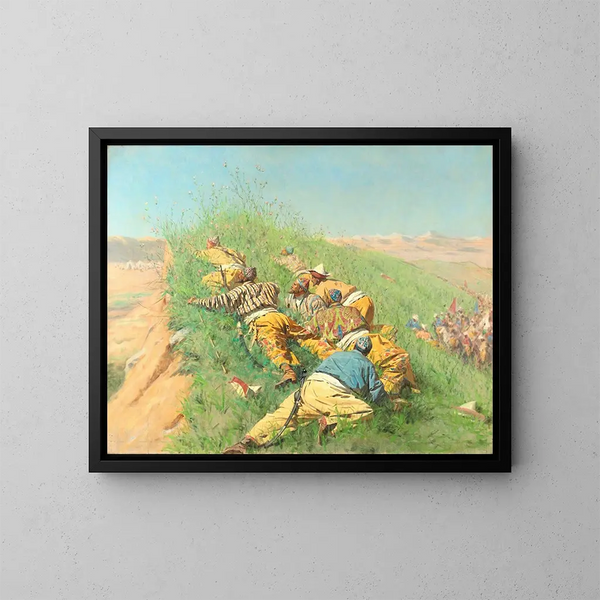 Spionaggio - Vasily Vereshchagin — quadro incorniciato alla parete