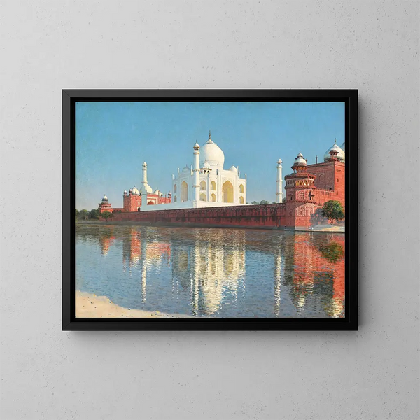 Mausolée del Taj Mahal ad Agra - Vasily Vereshchagin — quadro incorniciato alla parete