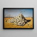 L'Apoteosi della guerra - Vasily Vereshchagin — quadro incorniciato alla parete