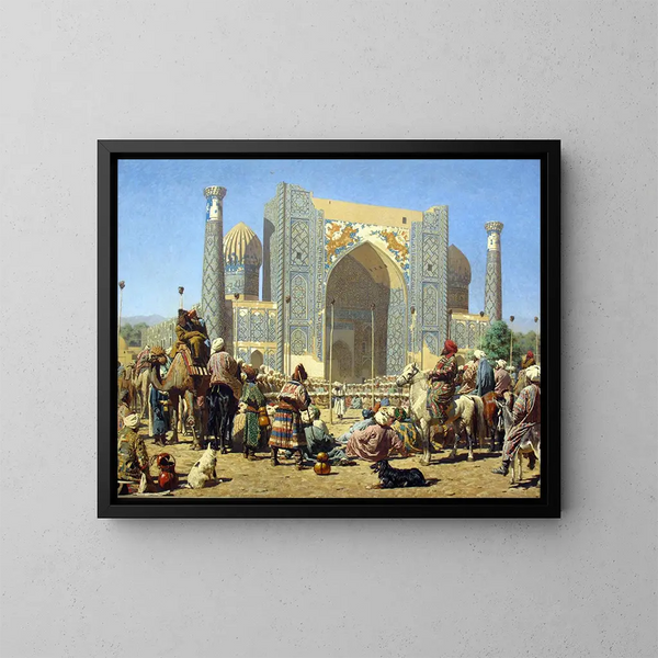Sono trionfanti - Vasily Vereshchagin — quadro incorniciato alla parete