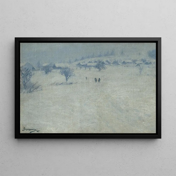 Paesaggio invernale - Vasily Vereshchagin — quadro incorniciato alla parete