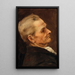 Portrait d'homme - Václav Brožík — quadro incorniciato alla parete