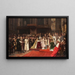 Tu felix Austria nube - Václav Brožík — quadro incorniciato alla parete