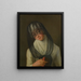 Ritratto di una dama velata - Scuola veneziana — quadro incorniciato alla parete