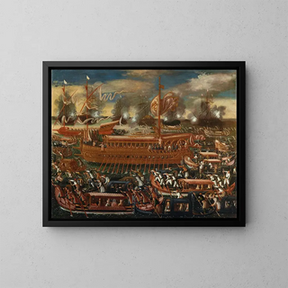 Venetian School - The Bucintoro on the Feast of the Ascension Festa della Sensa.webp
