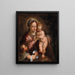 La Vierge à l'Enfant avec le petit saint Jean-Baptiste - École vénitienne — quadro incorniciato alla parete