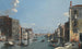 Venezia, il Grande Canale verso est in direzione della Dogana - Scuola veneziana — vista dell’opera