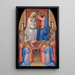 Couronnement de la Vierge et anges - Ventura del Moro — quadro incorniciato alla parete