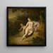 Venere con Cupido - Willem Van Mieris — quadro incorniciato alla parete