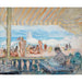 Riproduzione del dipinto Veranda sulla Spiaggia di Cannes (circa 1922) - Henri Lebasque