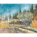 Riproduzione del dipinto Frutteto bordato di cipressi - Vincent Van Gogh