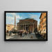 Roma, vista del Pantheon - Veronika Maria Herwegen Manini — quadro incorniciato alla parete