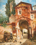 Porta della città in un paesaggio del sud - Veronika Maria Herwegen Manini — vista dell’opera